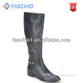 Leather military boot for women